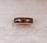 Arrow Koa Wood Inlay Ring