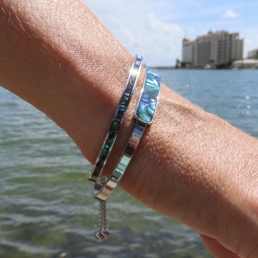 Abalone Drawstring Bracelet