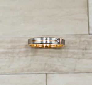 Women's Rose Gold Tungsten Ring