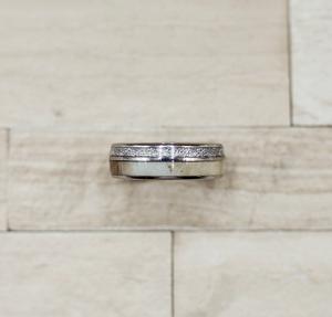 Antler Meteorite Tungsten Ring