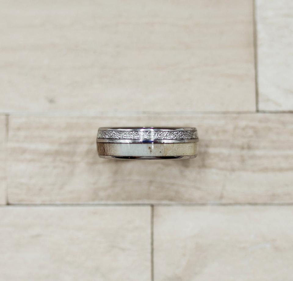 Antler Meteorite Tungsten Ring