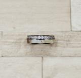 Antler Meteorite Tungsten Ring