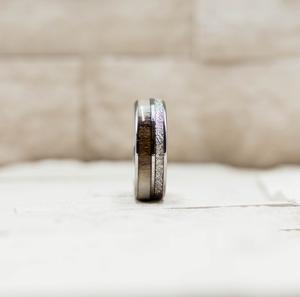 Antler Meteorite Tungsten Ring