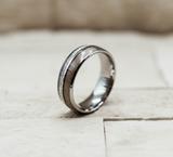 Antler Meteorite Tungsten Ring